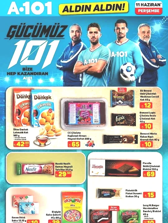 A101 ALDIN ALDIN KATALOĞU 11 HAZİRAN 2026 TAMAMI || A101 aktüel afişi bu hafta yeni neler geliyor, hangi ürünler var A101 indirim broşürü ile trambolin, kano seti, vantilatör, su parkı, araç süpürgesi, şarjlı vidalama geliyor...