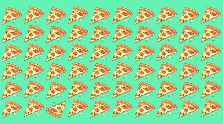 Resimdeki farklı pizzayı yalnızca IQ'su 130 olanlar bulabiliyor - Resim : 1